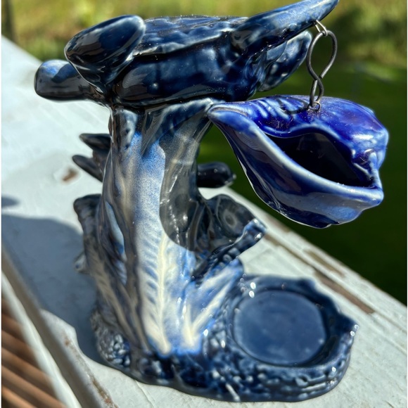 Sea Turtle and Coral Ceramic Accent Piece Votive Tea Light Holder - Picture 3 of 6